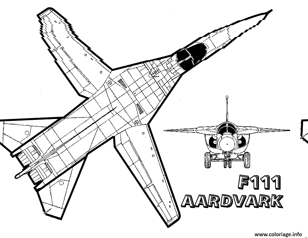 Dessin avion de chasse 47 Coloriage Gratuit à Imprimer