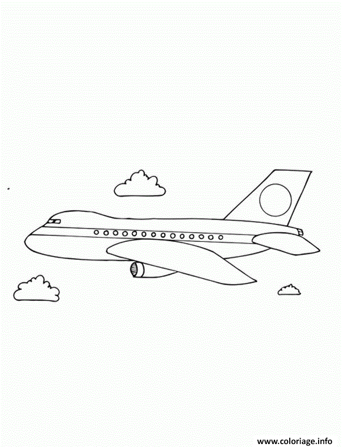 Dessin avion 82 Coloriage Gratuit à Imprimer