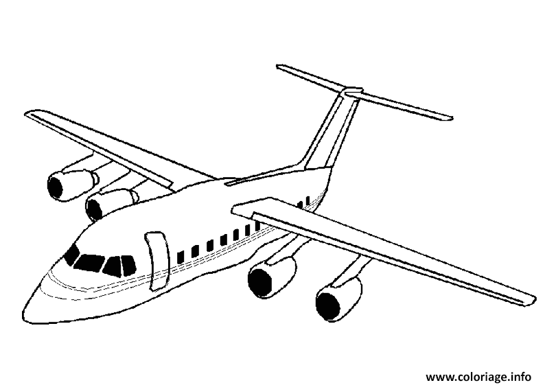 Dessin avion 41 Coloriage Gratuit à Imprimer