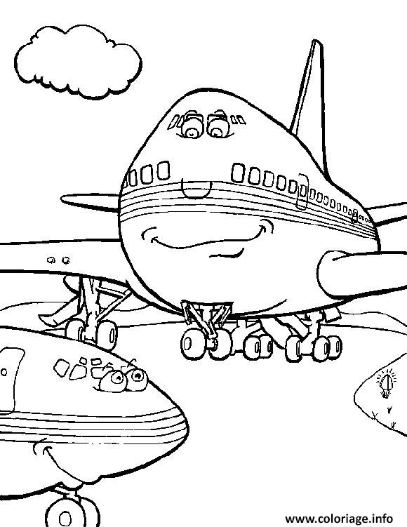 Dessin avion 115 Coloriage Gratuit à Imprimer