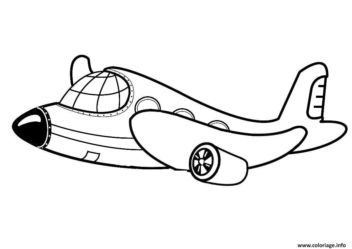 Coloriage Avion 141 Dessin Avion à imprimer