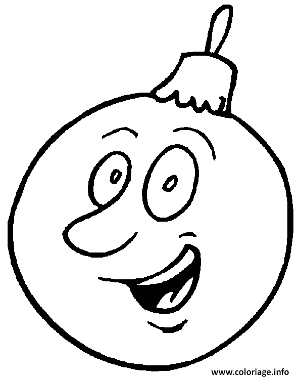 Coloriage Boule De Noel A Imprimer Gratuit