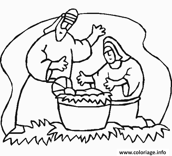 Dessin jesus noel Coloriage Gratuit à Imprimer