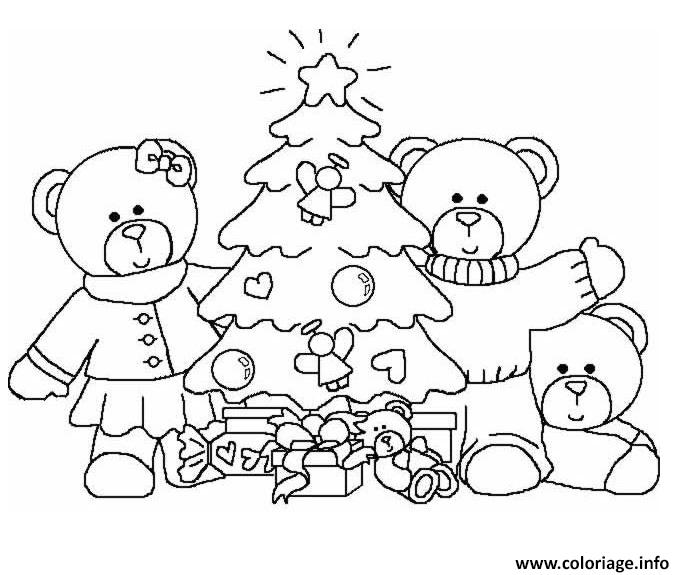 Dessin noel maternelle Coloriage Gratuit à Imprimer