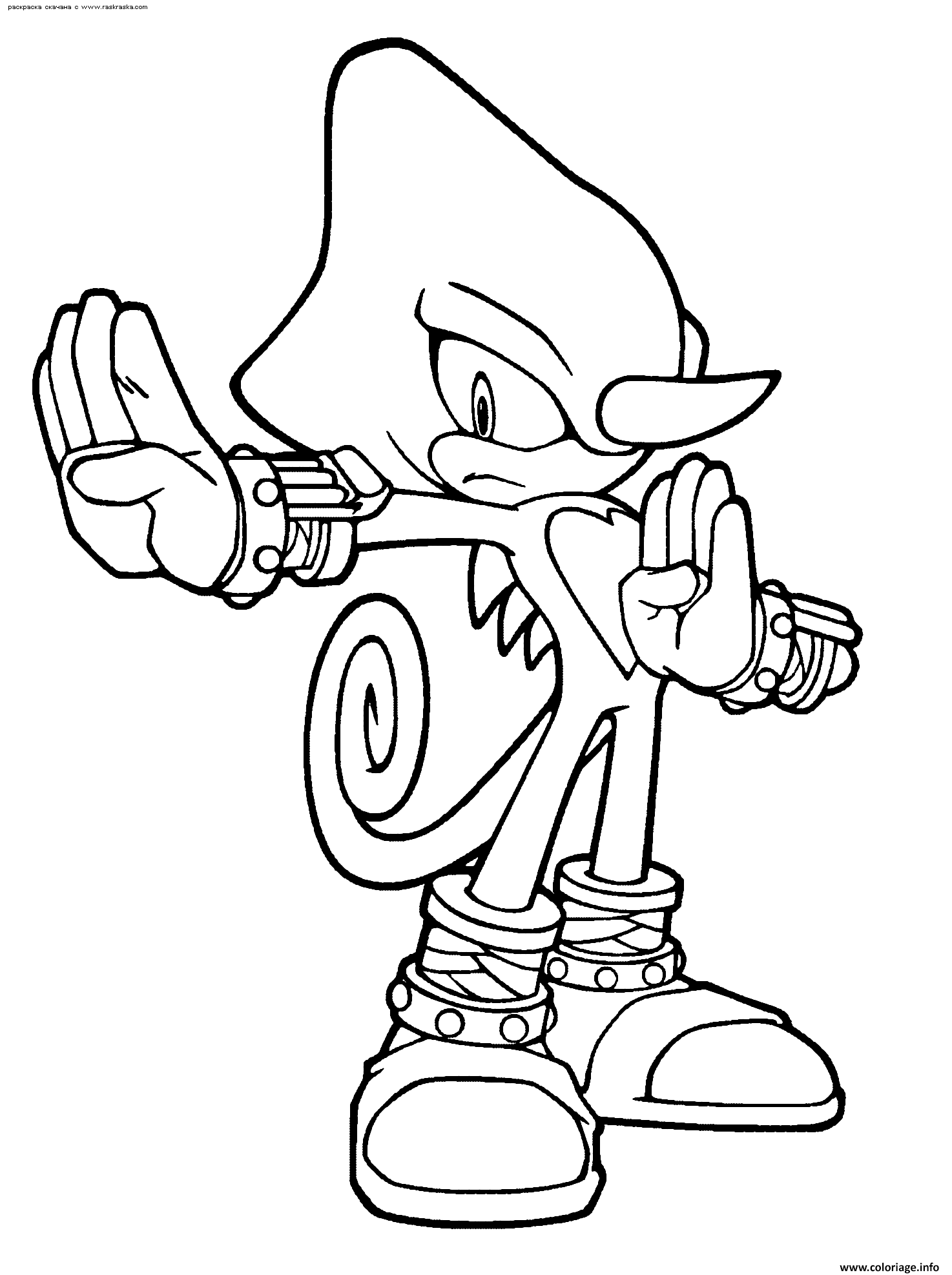 Coloriage Sonic 247 dessin
