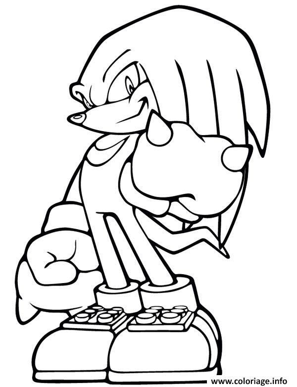 Dessin sonic 134 Coloriage Gratuit à Imprimer