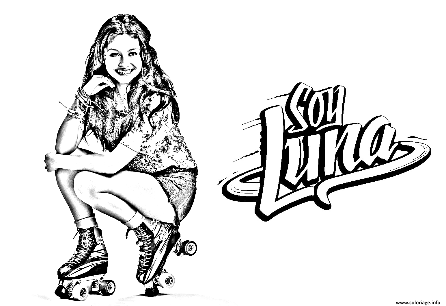 Coloriage Soy Luna 9 Dessin   Imprimer