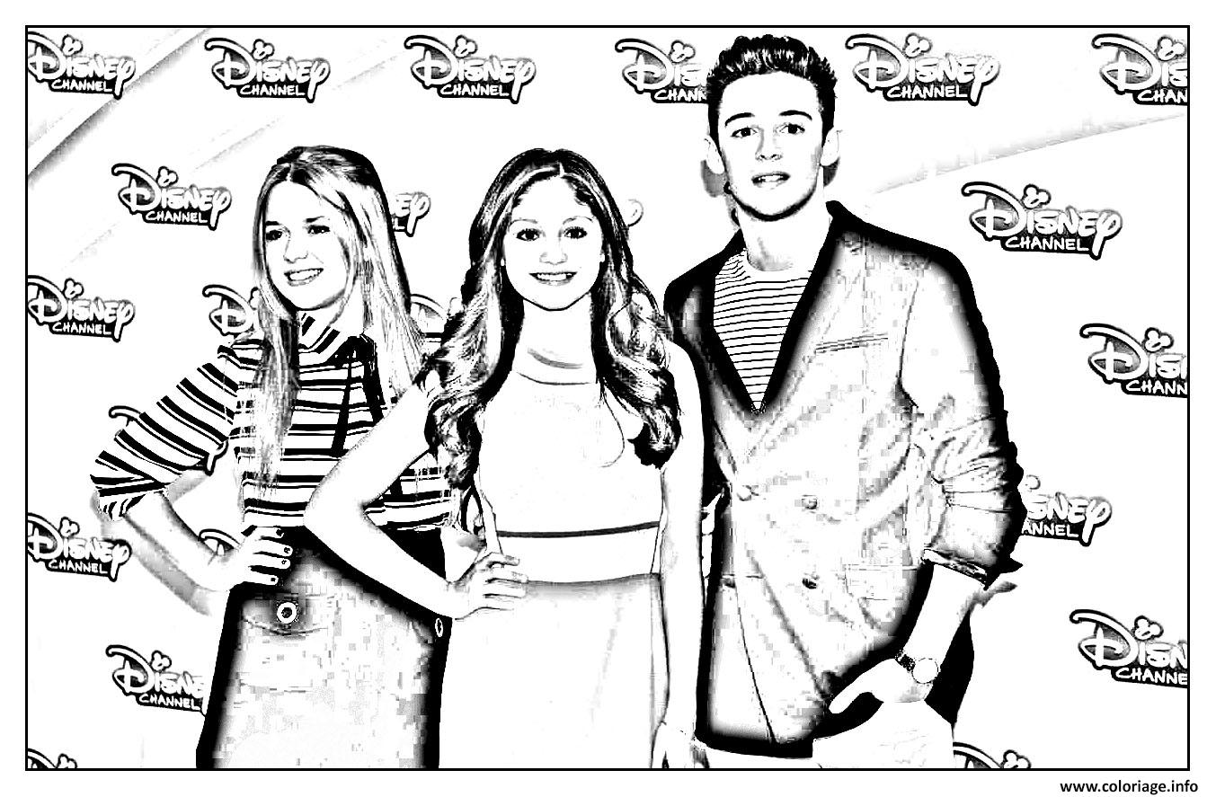 Dessin disney channel soy luna 3 Coloriage Gratuit à Imprimer