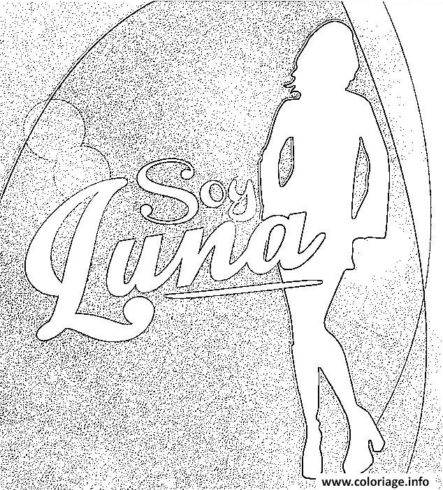 Coloriage Soy Luna Disney Dessin à Imprimer