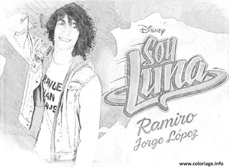 Coloriage Soy Luna Ramiro Dessin à Imprimer