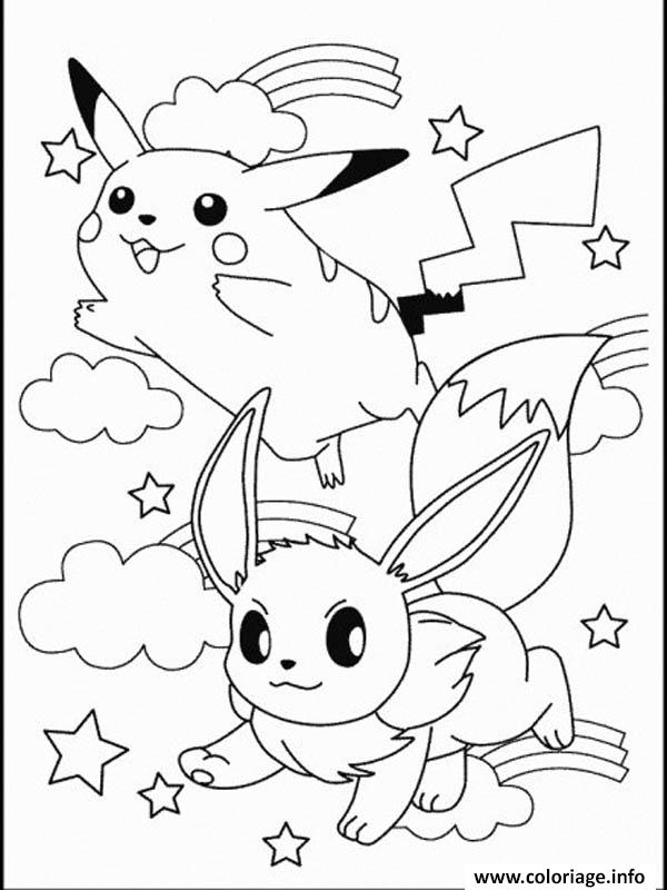 Dessin pikachu 164 Coloriage Gratuit à Imprimer