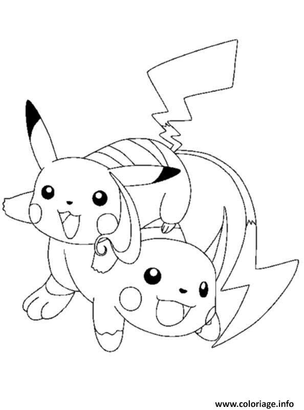 Dessin pikachu 163 Coloriage Gratuit à Imprimer