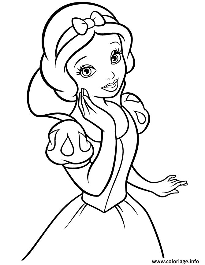 Coloriage Princesse Disney Facile Serviratusd