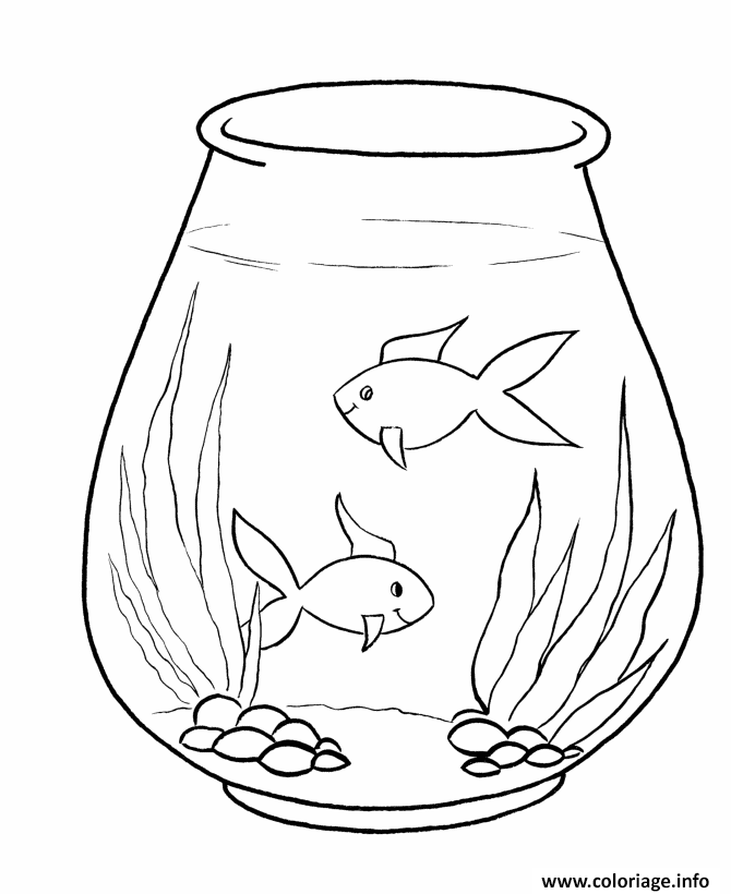 Dessin poissons rouges facile 68 Coloriage Gratuit à Imprimer