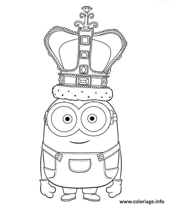 Coloriage Des Minions A Imprimer
