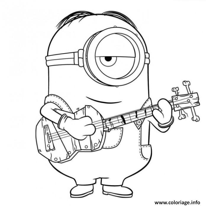 Coloriage Minion A Imprimer
