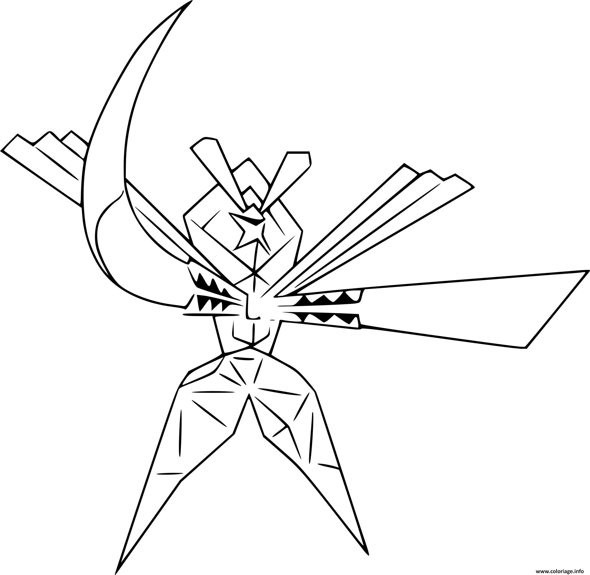 Coloriage A Imprimer Pokemon Lucario