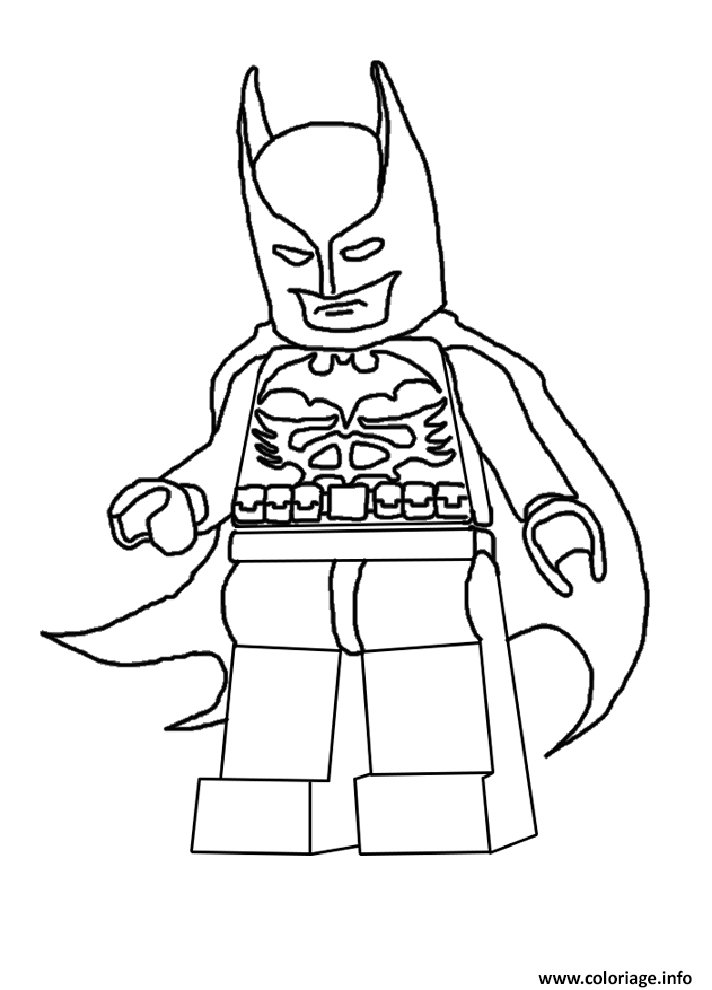 Dessin batman legole film 2017 Coloriage Gratuit à Imprimer