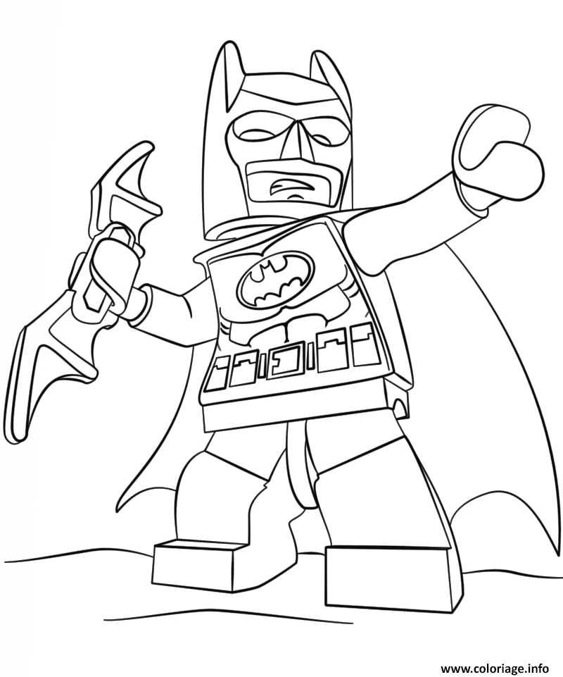 Dessin lego batman 3 film 2017 Coloriage Gratuit à Imprimer