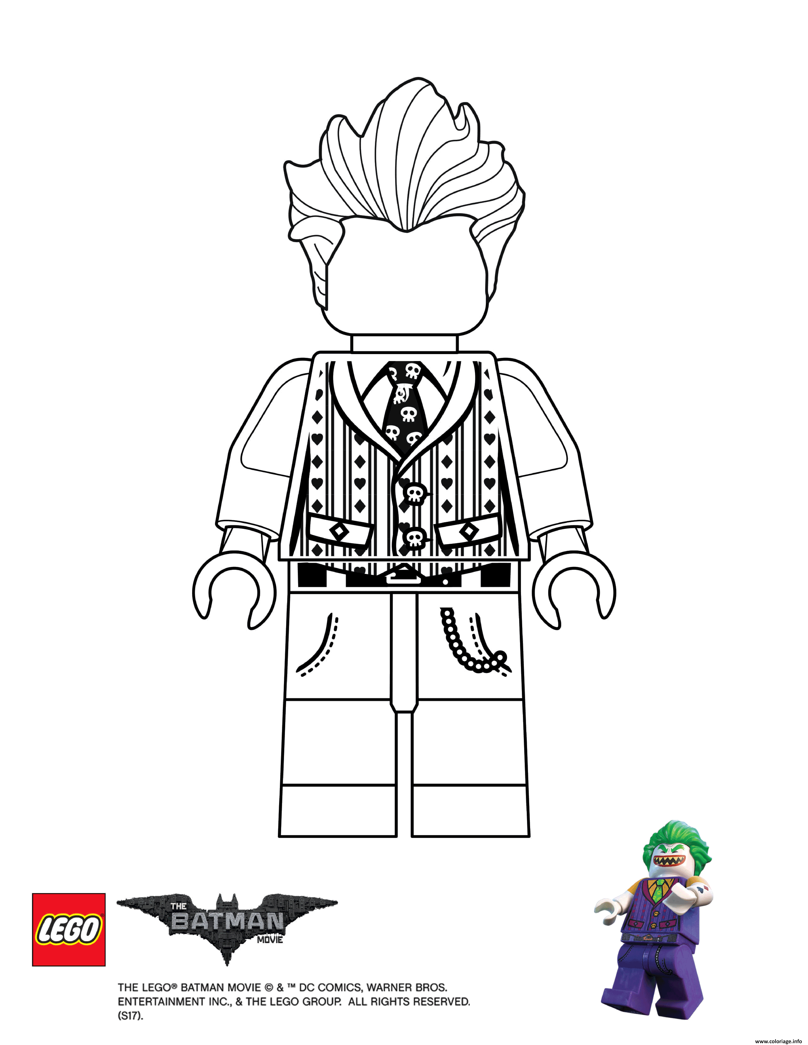 joker lego batman movie coloriage