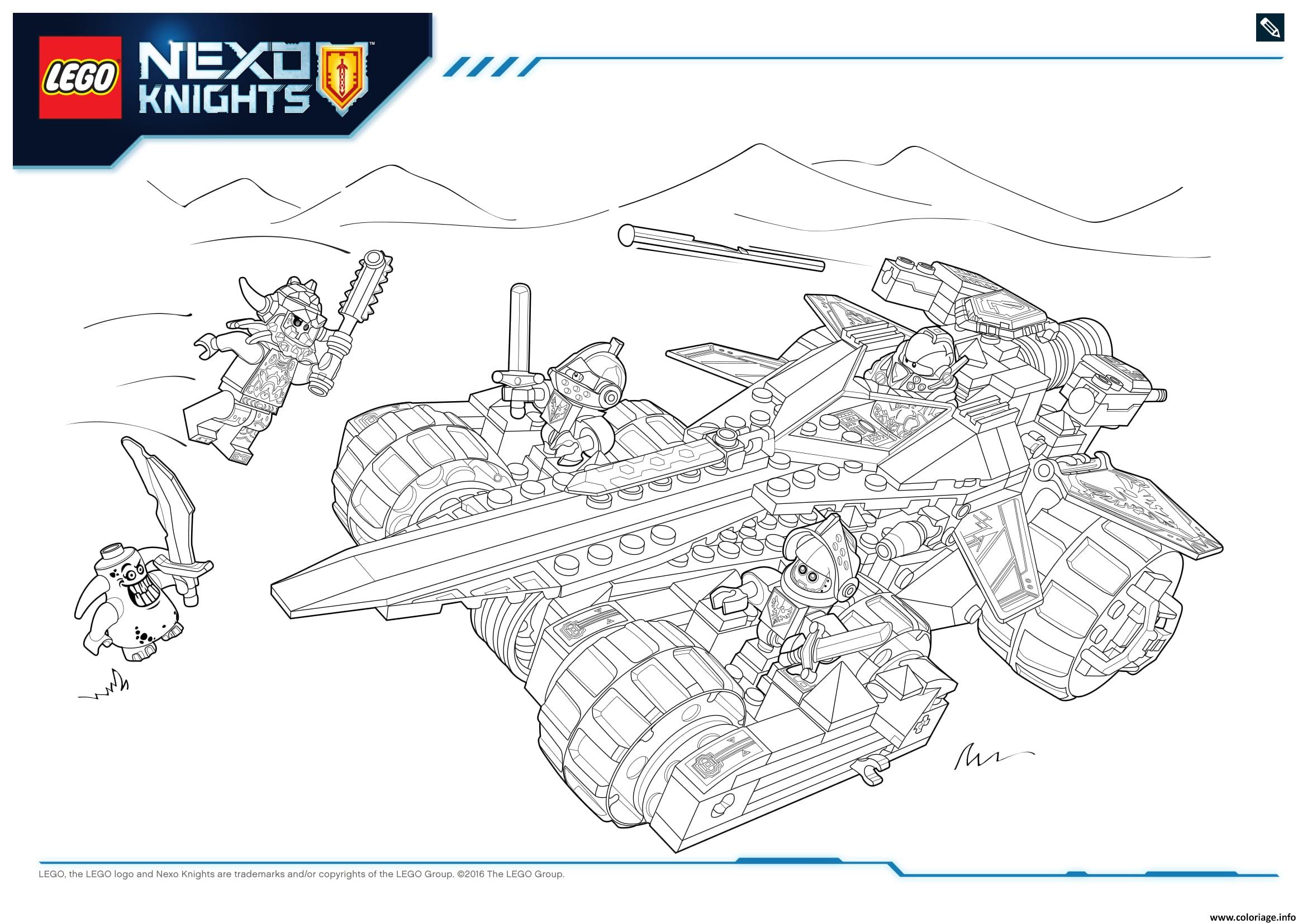 Coloriage Lego Nexo Knights Products 4 Dessin