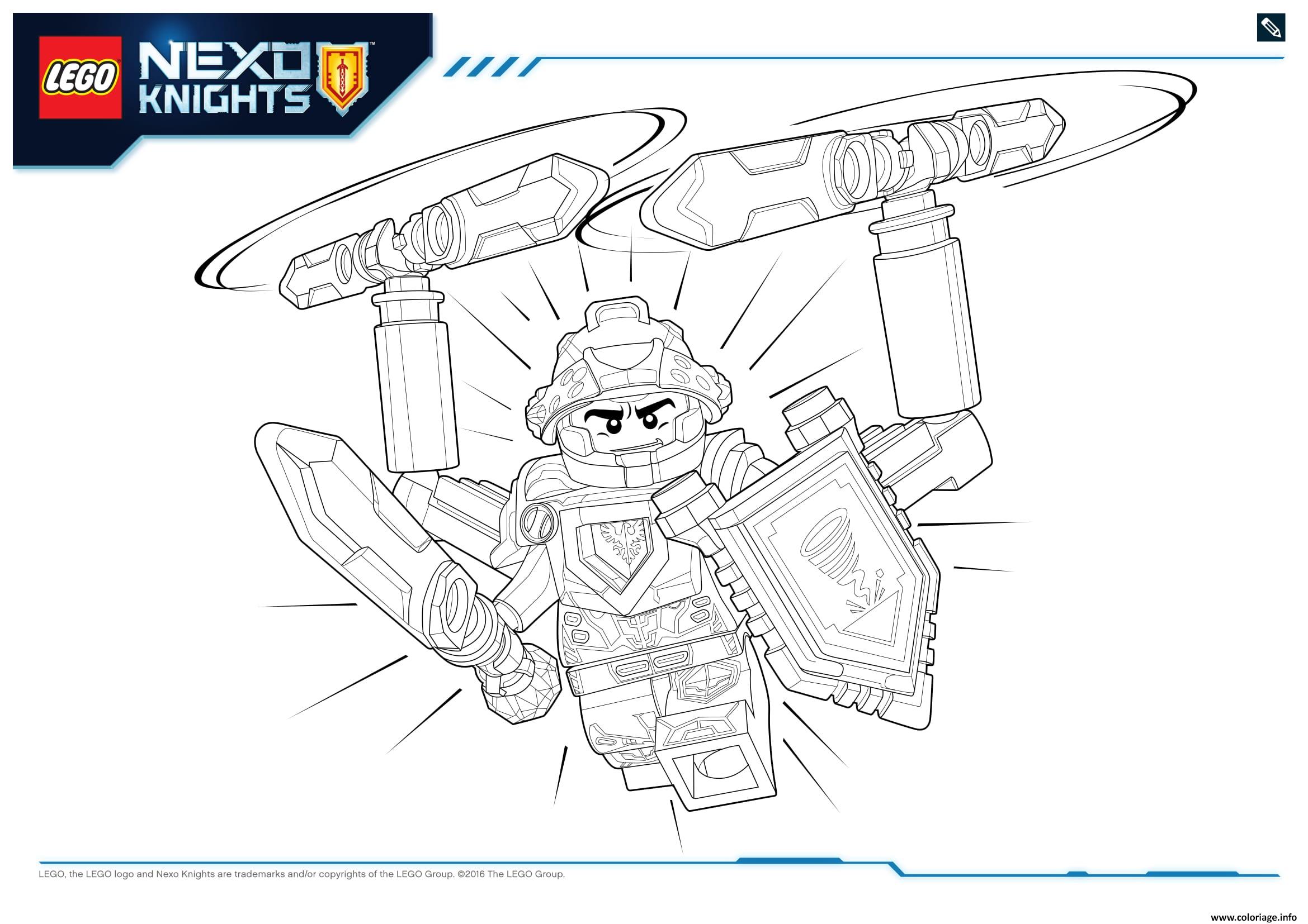 Coloriage Lego Nexo Knights Ultimate Knights 2 Dessin à Imprimer