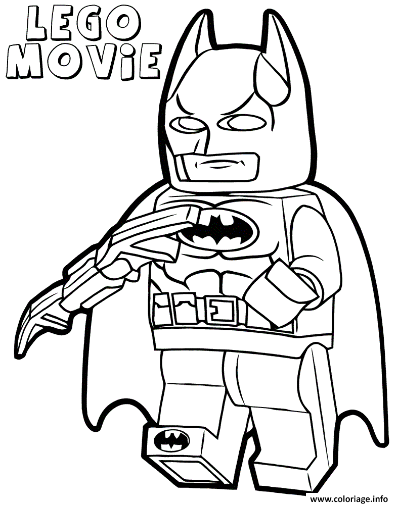 Dessin lego movie clipart Coloriage Gratuit à Imprimer