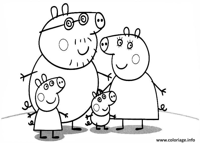 Dessin peppa pig 87 Coloriage Gratuit à Imprimer