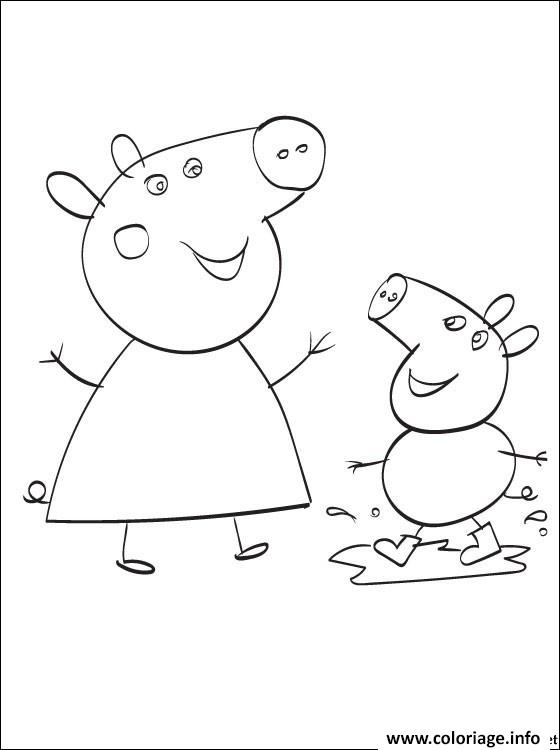 Dessin peppa pig 96 Coloriage Gratuit à Imprimer