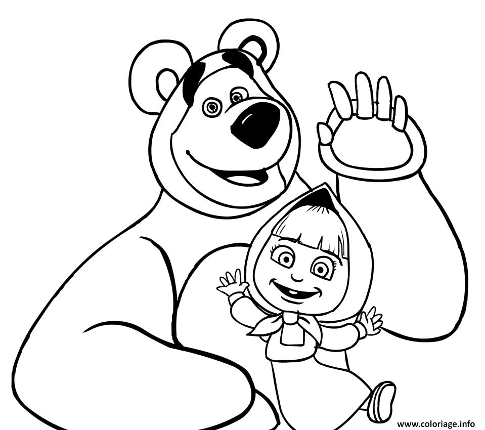 Nice 14 Coloriage Masha Et Michka Masha E O Urso Desenhos Para Porn Sex Picture 