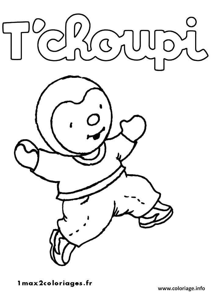 Coloriage tchoupi et doudou 15 - JeColorie.com