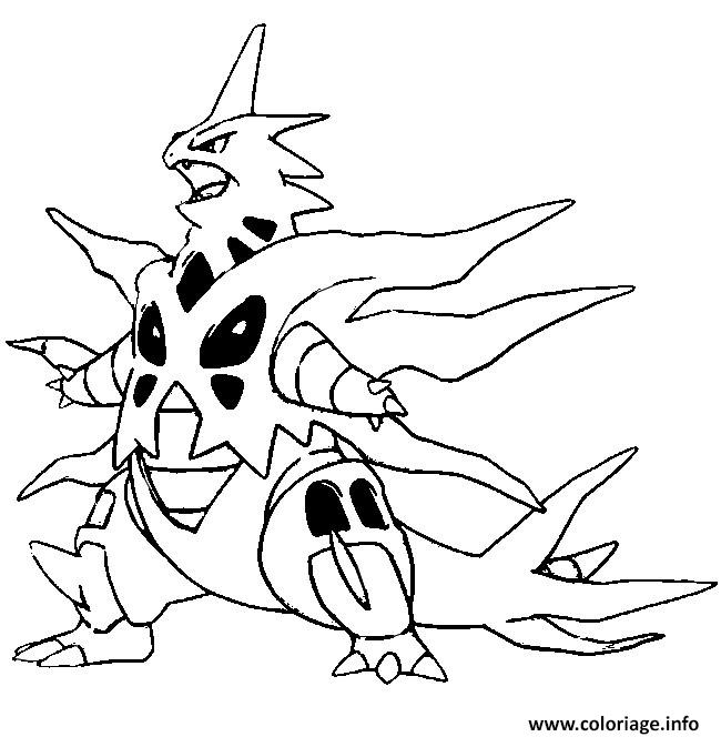 Coloriage Pokemon Mega Evolution Tyranocif Dessin Pokemon Mega 