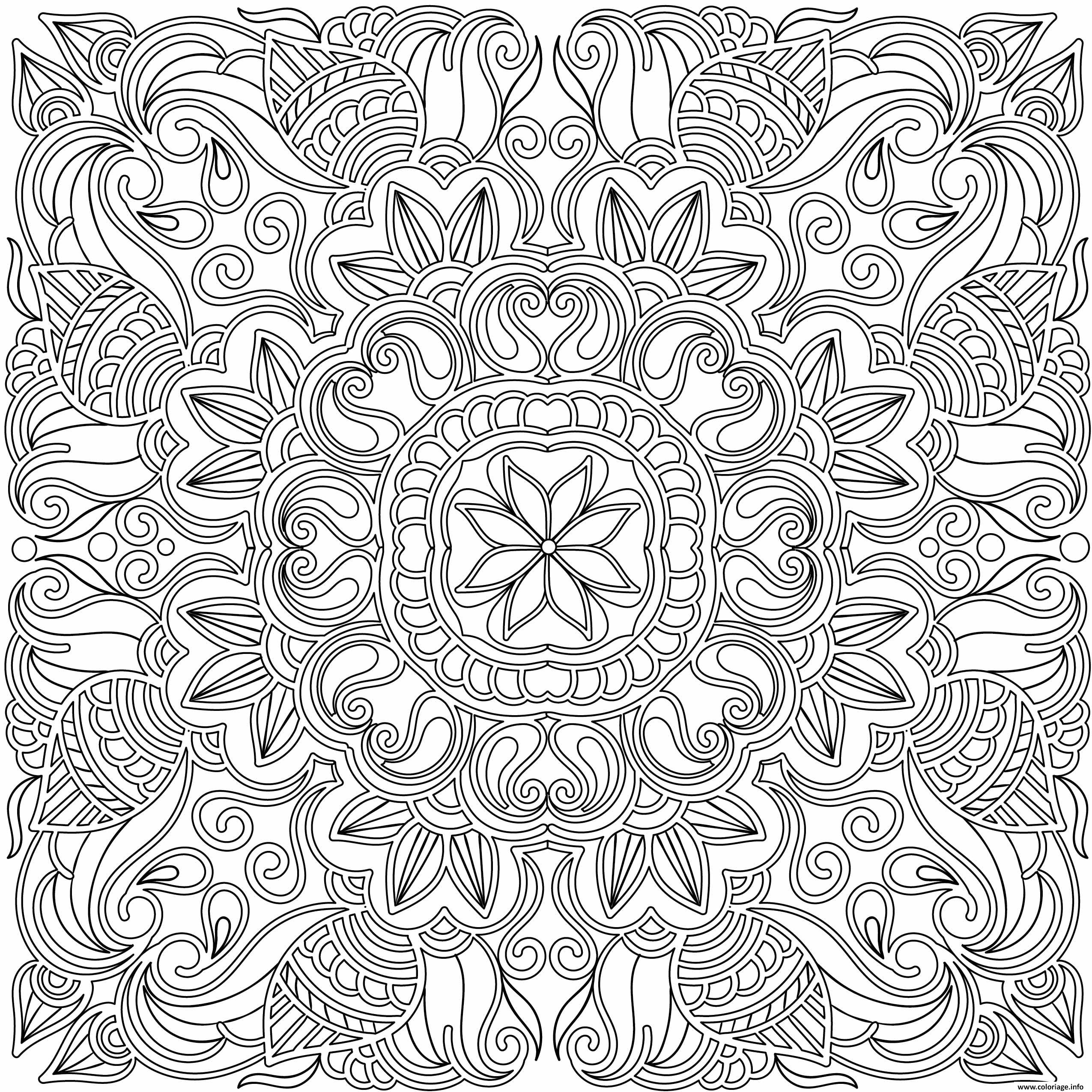 Coloriage Adulte Mandala Doodle Dessin Adulte Imprimer Coloriage Adulte Mandala Doodle Dessin Adulte Imprimer
