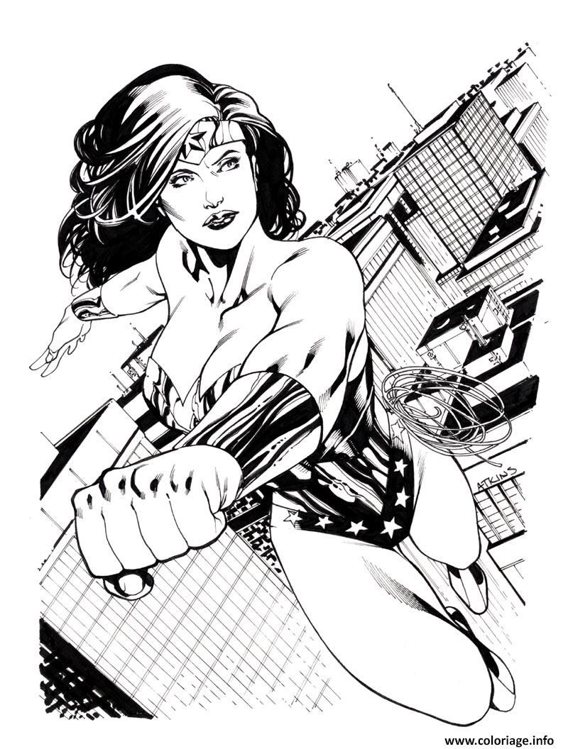 Dessin heroes con wonderwoman sketch by ratkins Coloriage Gratuit à Imprimer