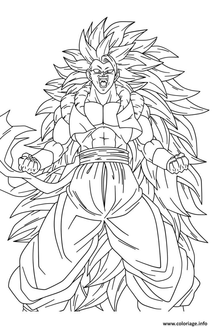Coloriage Dragon Ball Z Gratuit