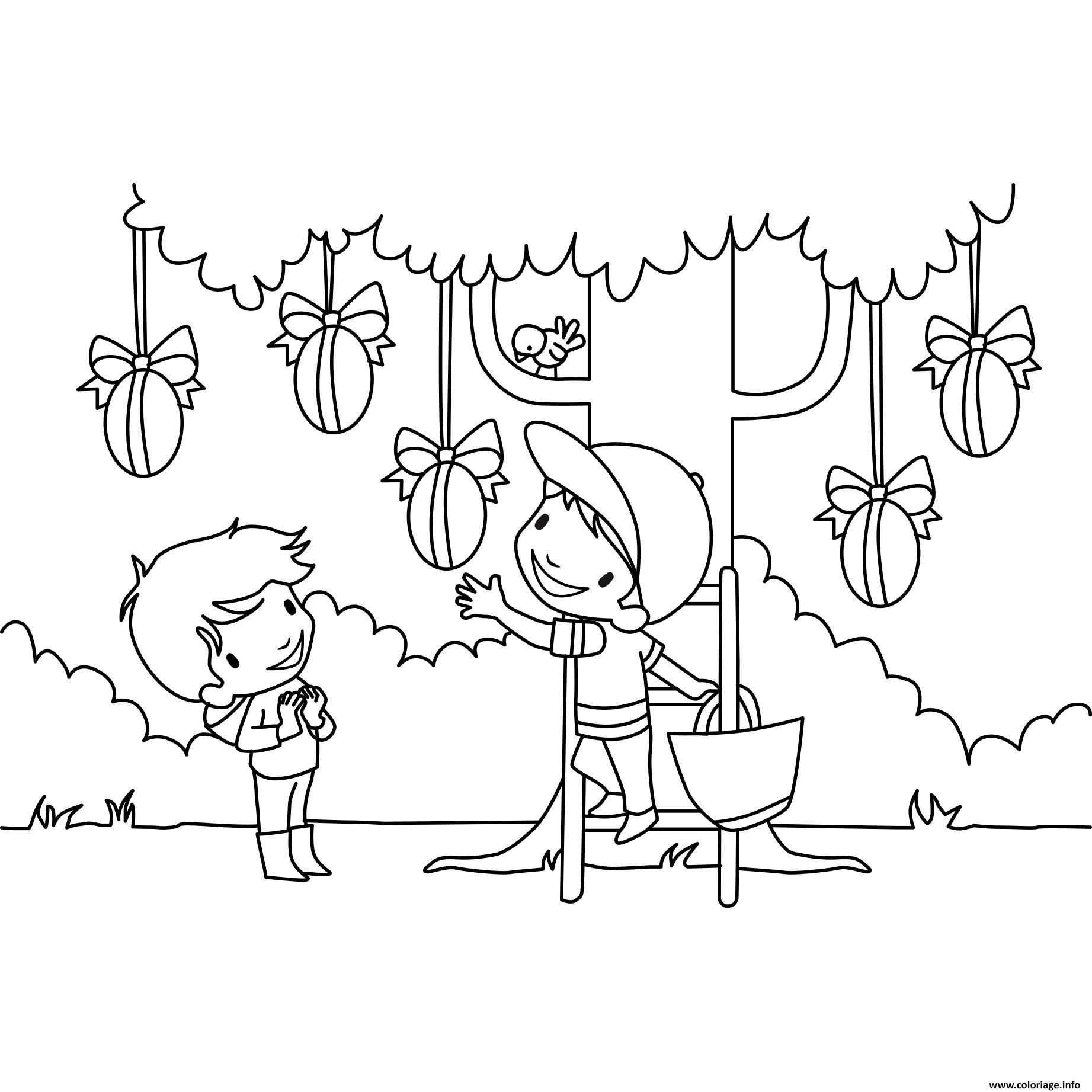 Coloriage A Imprimer Paques