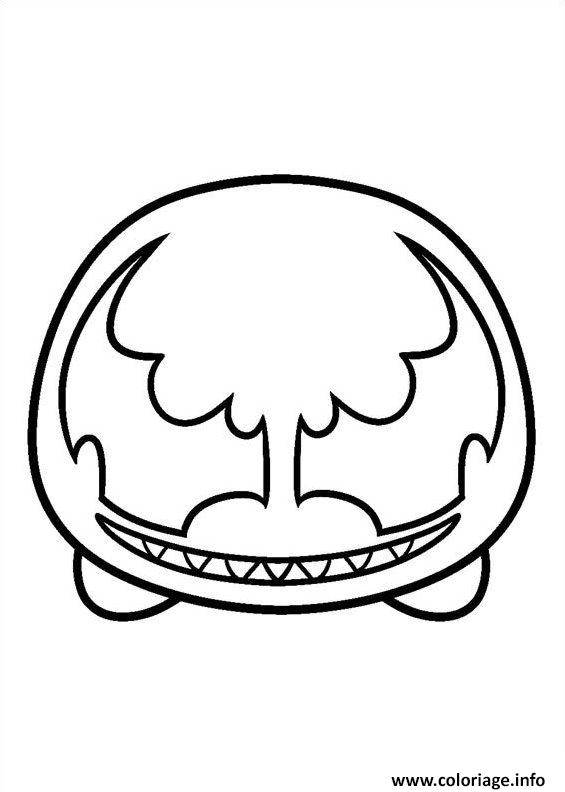 Dessin tsum tsum venom Coloriage Gratuit à Imprimer