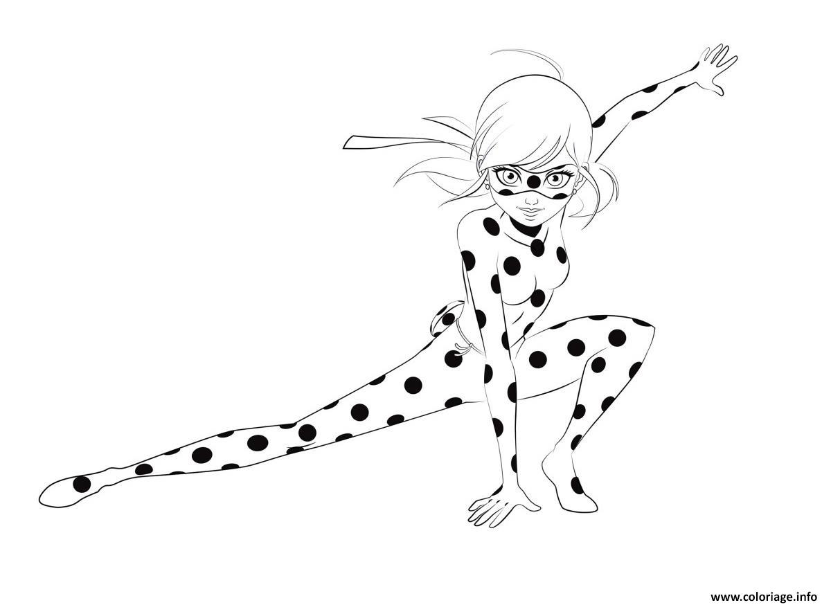 ladybug position yoga coloriage