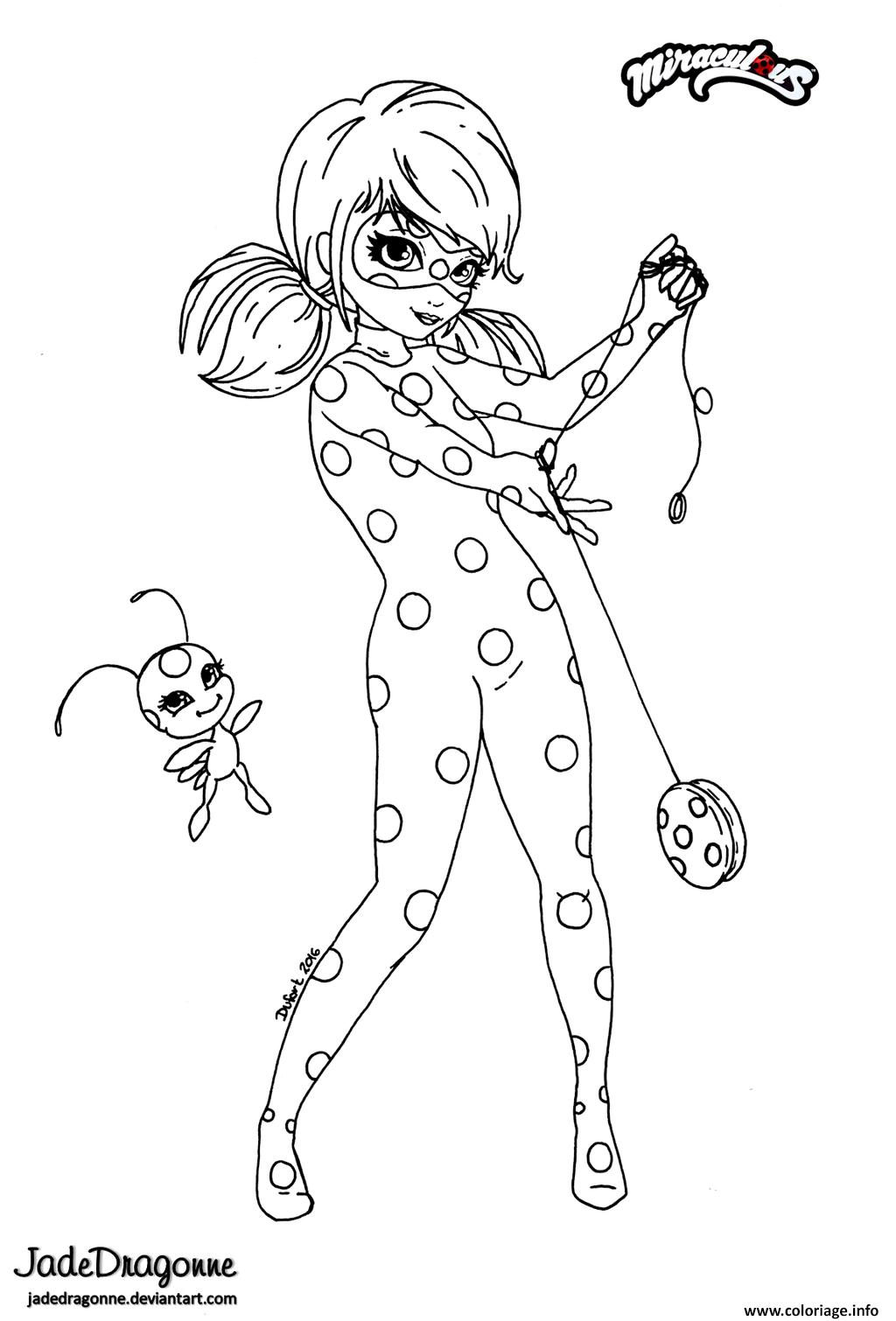 Coloriage Miraculous Ladybug Anime Par Jade Dessin Ladybug Miraculous 