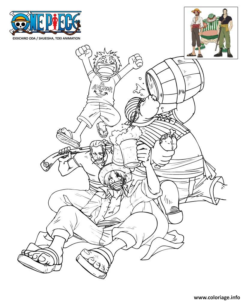 Coloriage Nico Robin de One Piece gratuit à imprimer
