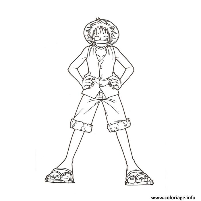 Coloriage De Manga One Piece