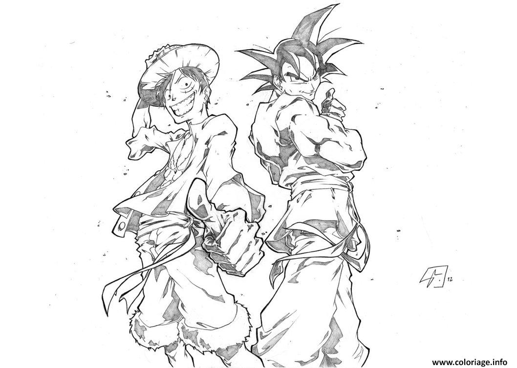 Coloriage De Luffy A Imprimer