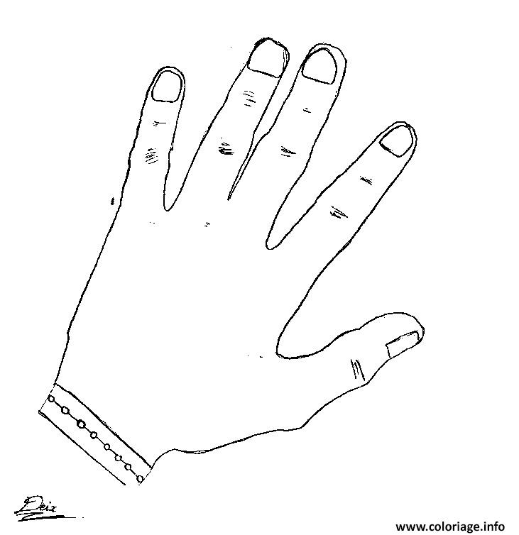 Dessin dessin dune main pour adulte Coloriage Gratuit à Imprimer