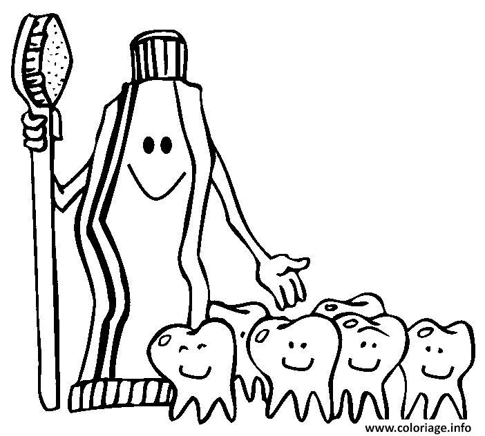 Coloriage De Brosse A Dent