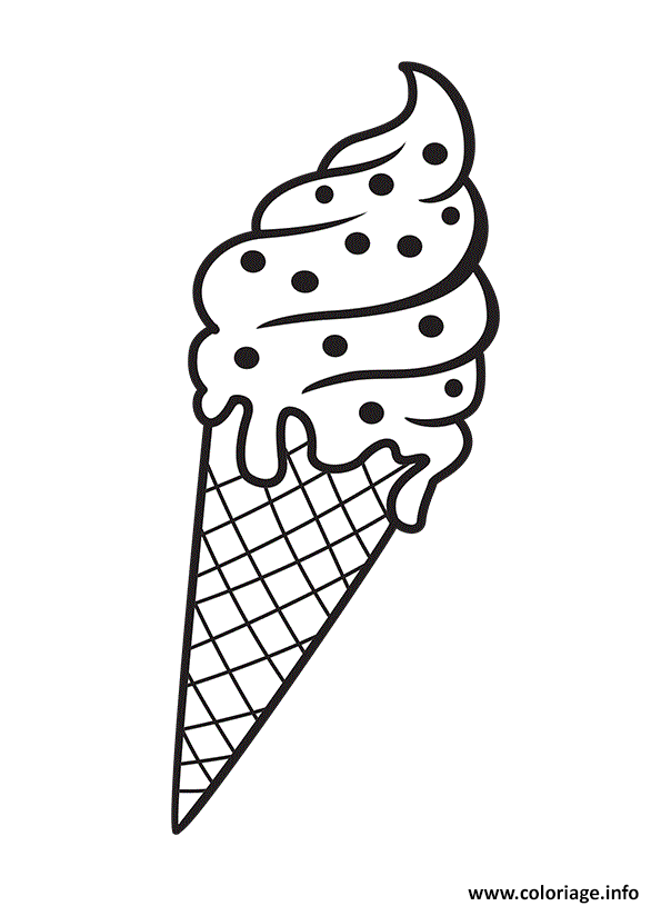 coloriage grand cornet de creme glace au chocolat vacance ete dessin a imprimer livre winnie l&#x00027;ourson pour adultes