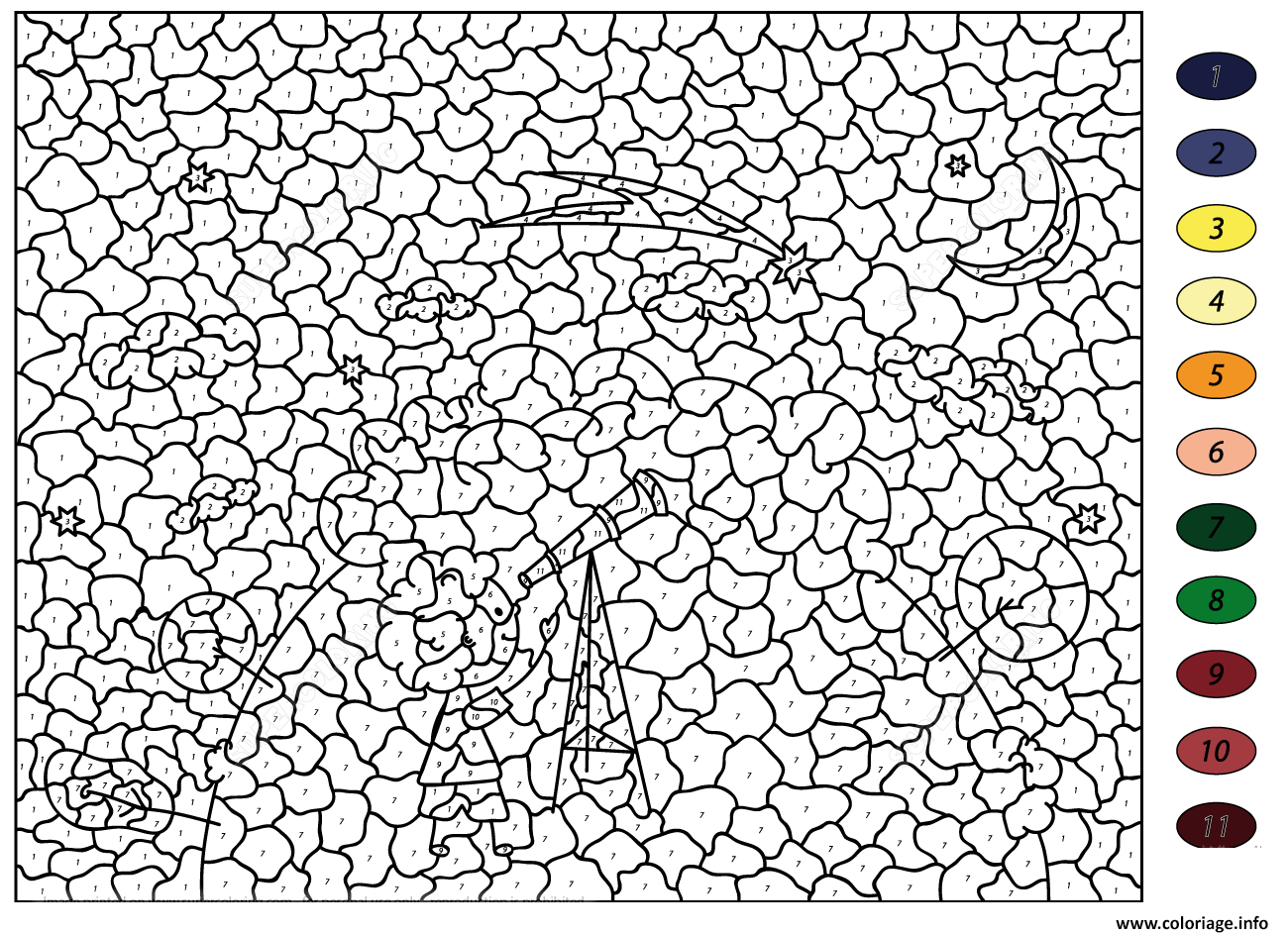 Coloriage Magique A Imprimer Difficile