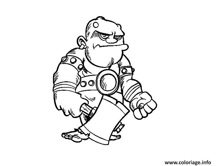 Dessin ogre pas content Coloriage Gratuit à Imprimer