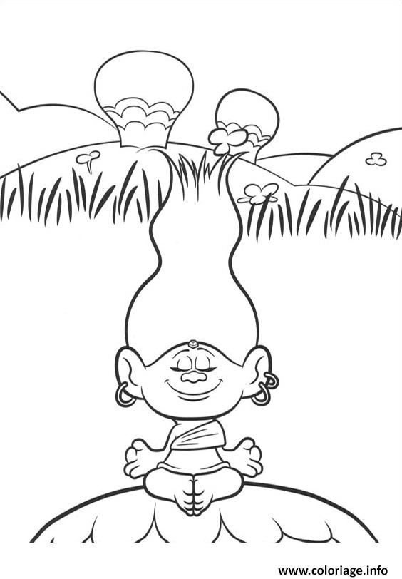 Dessin cybil india trolls Coloriage Gratuit à Imprimer