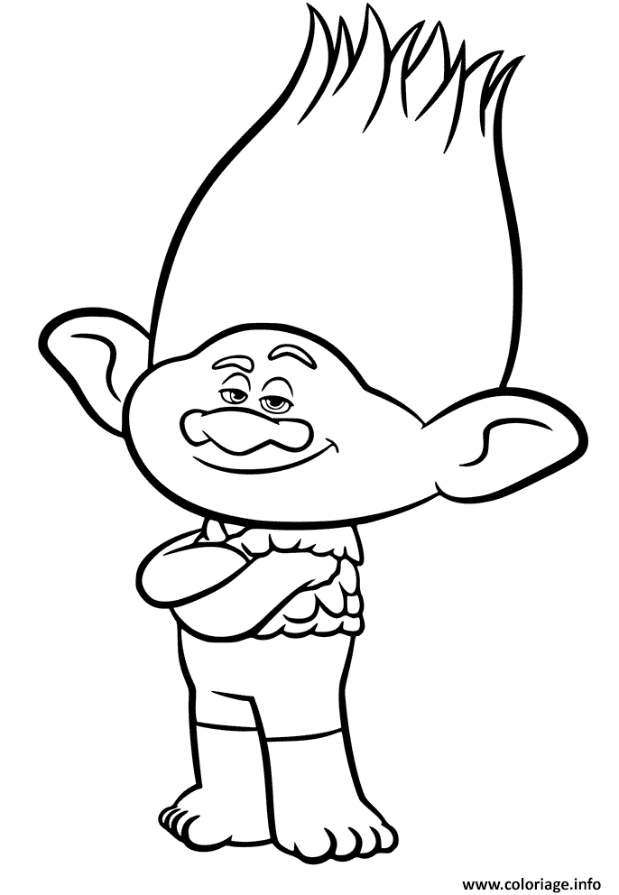 Les Trolls : Princesse Poppy  Coloriage trolls, Coloriage