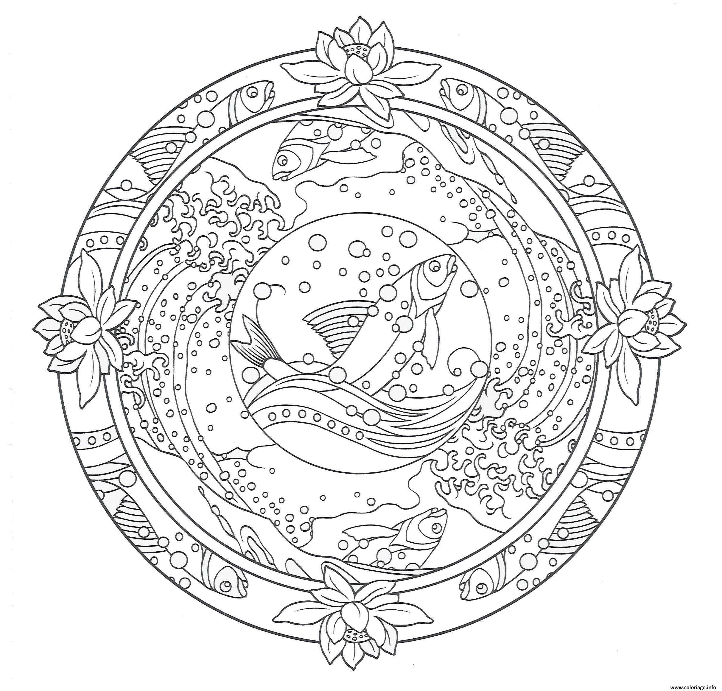 Art Therapie Coloriage Mandala